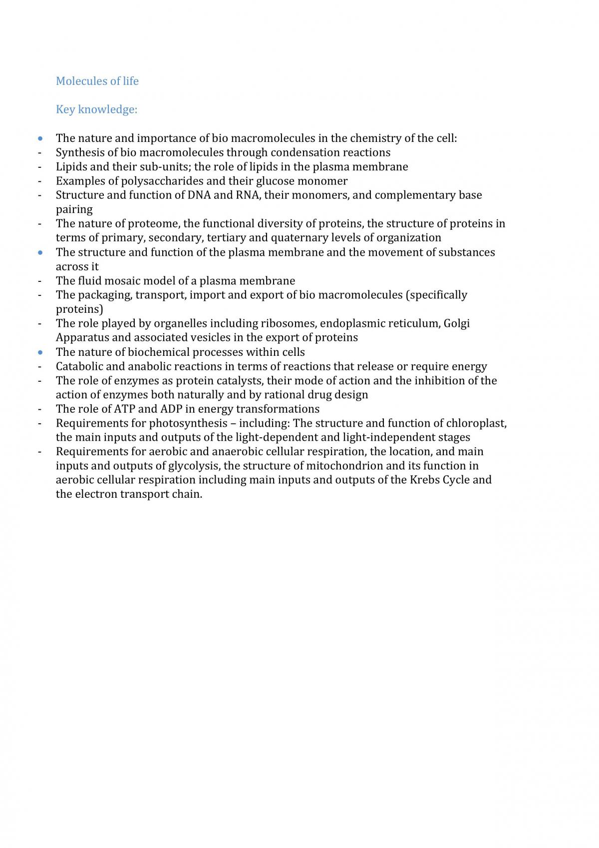 QCE Year 11 ATAR Notes - Page 1