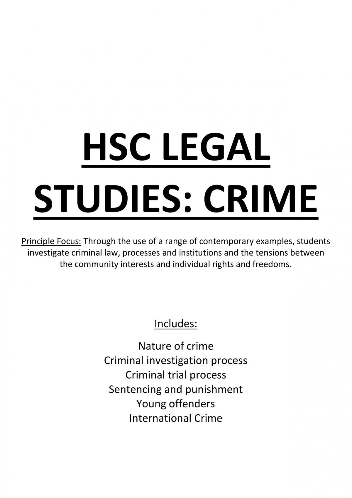 legal essay structure hsc