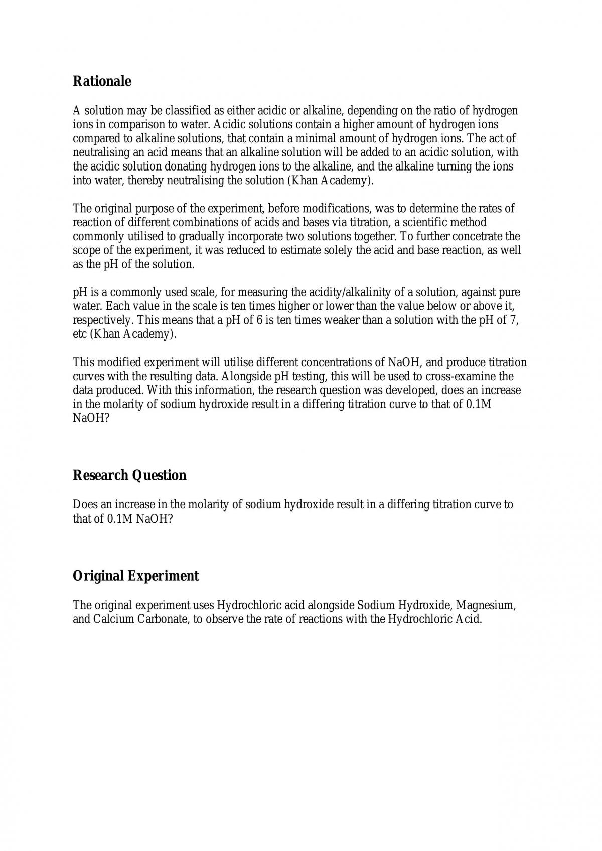 IA2 Unit 2 Chemistry - Page 1