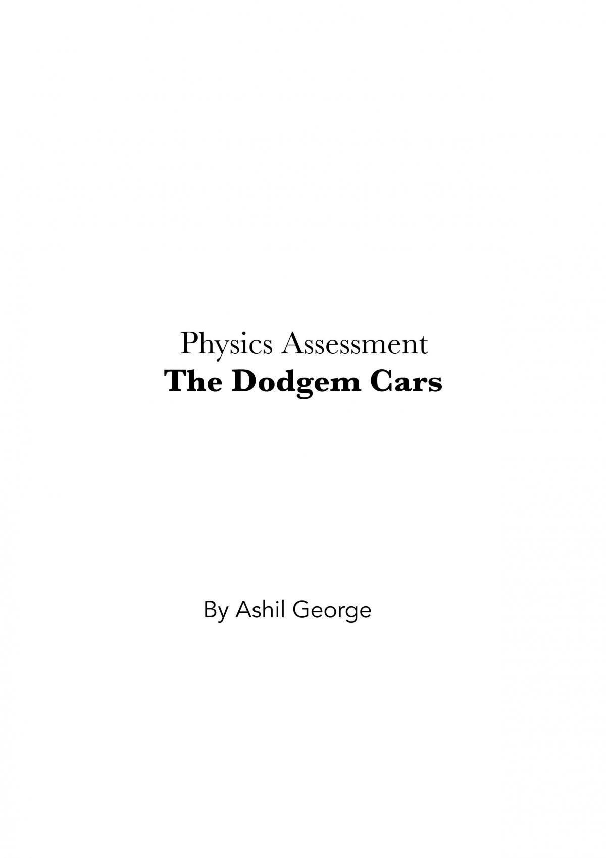 Physics Depth Study Luna Park - Page 1