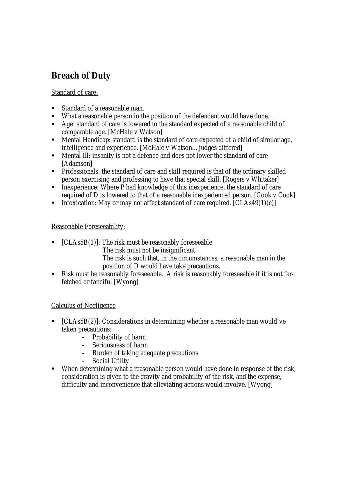 Summaries By Topic - Page 1