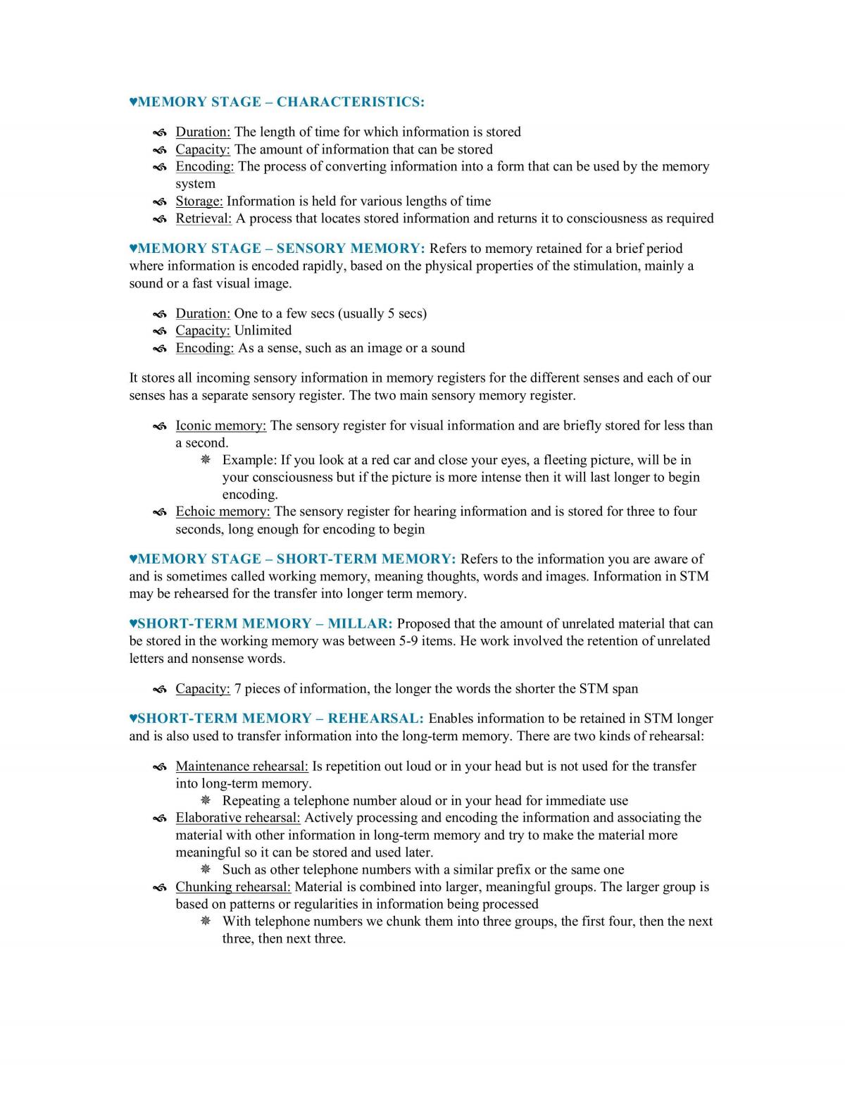 Psychology End Of Year Study Notes All Chapters - Page 11