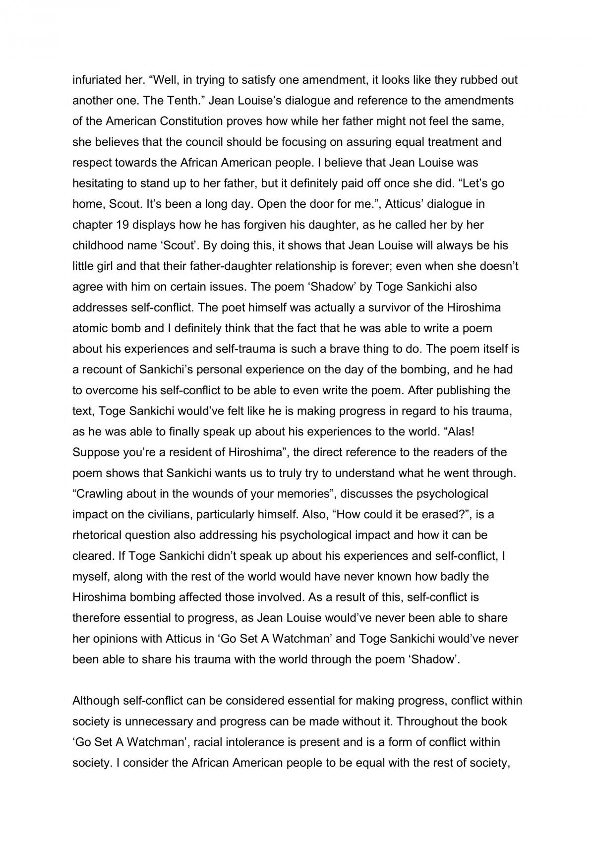 Go Set A Watchman (Common Module) Discursive Text and Analysis - Page 10