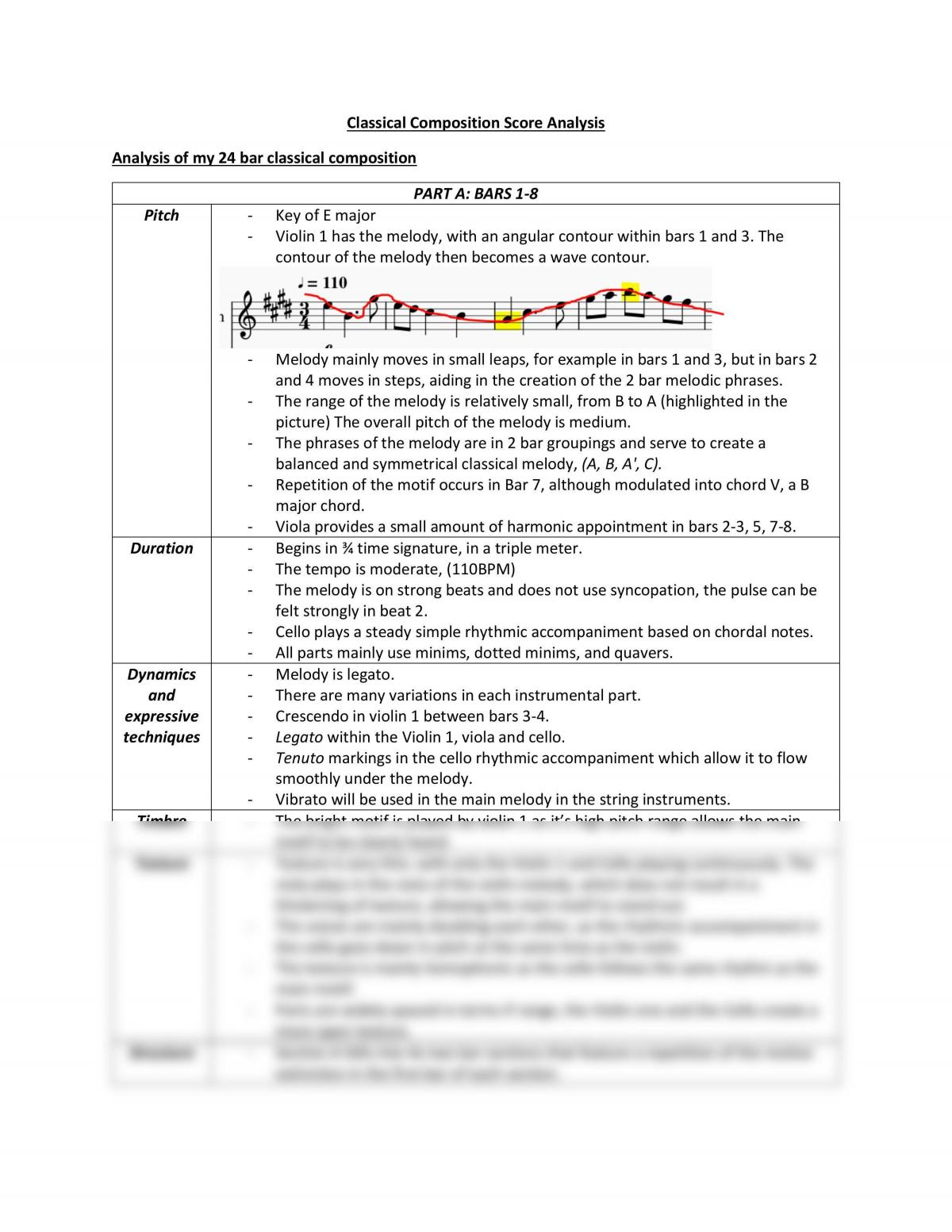 Assessment- Classical Composition Score Analysis  - Page 1