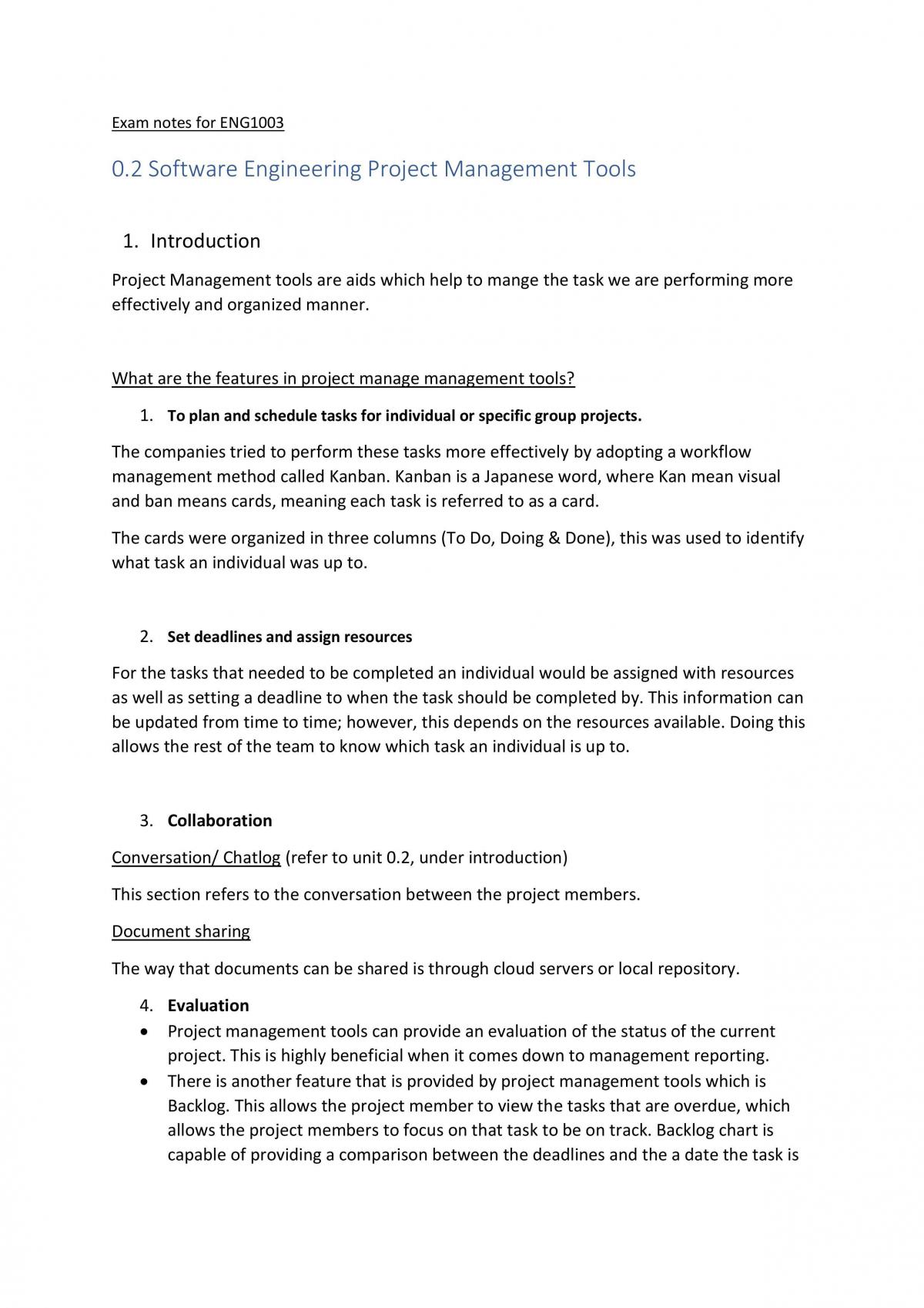 Exam full notes  - Page 1
