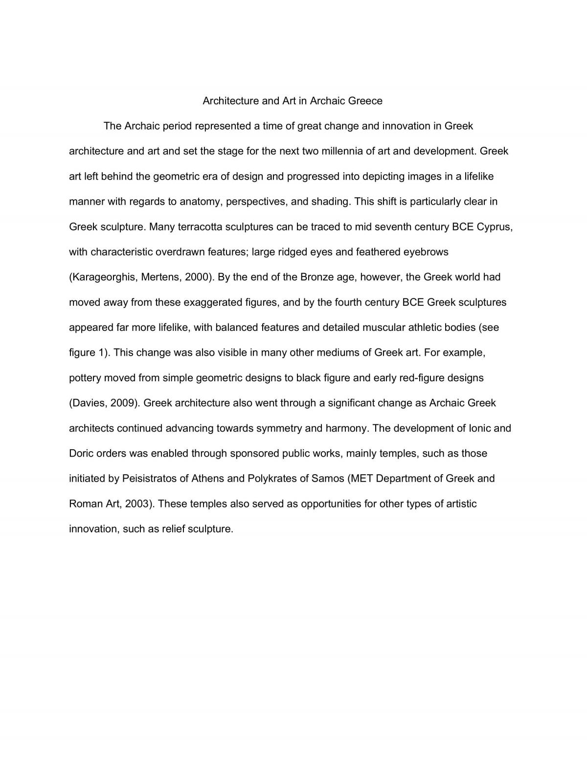 Art and Architecture in Classical Greece - Page 1