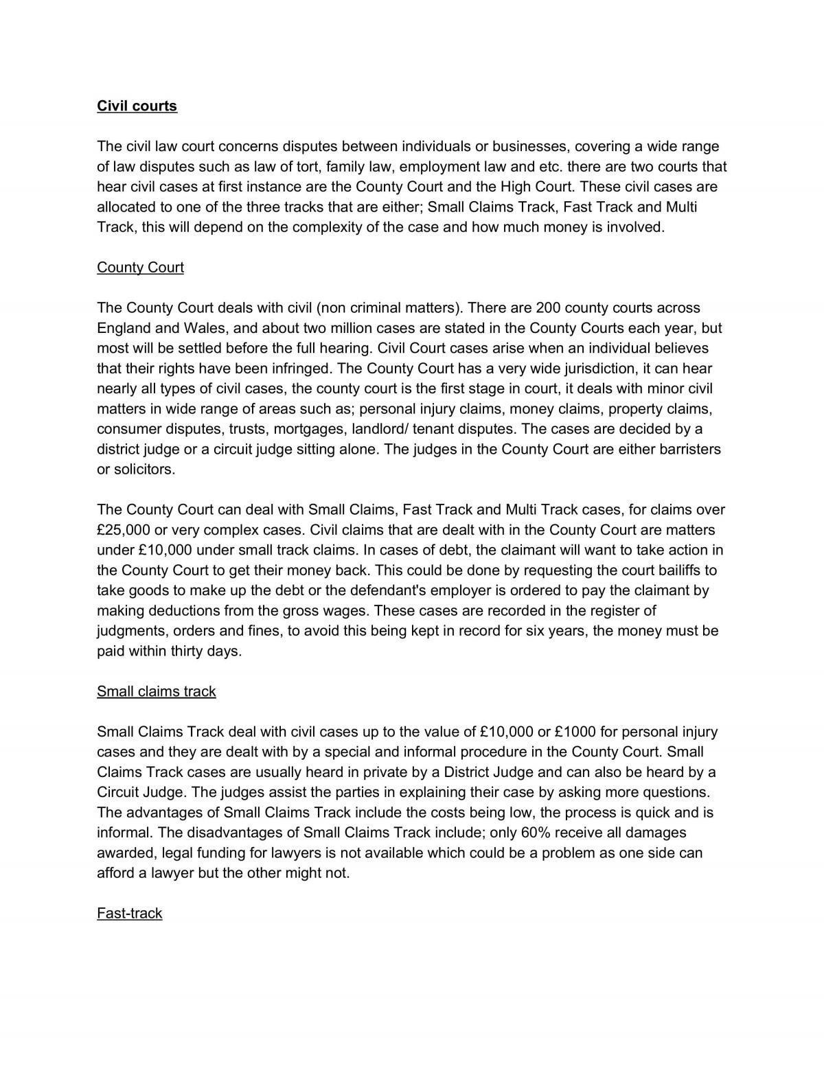 UK courts - Page 1