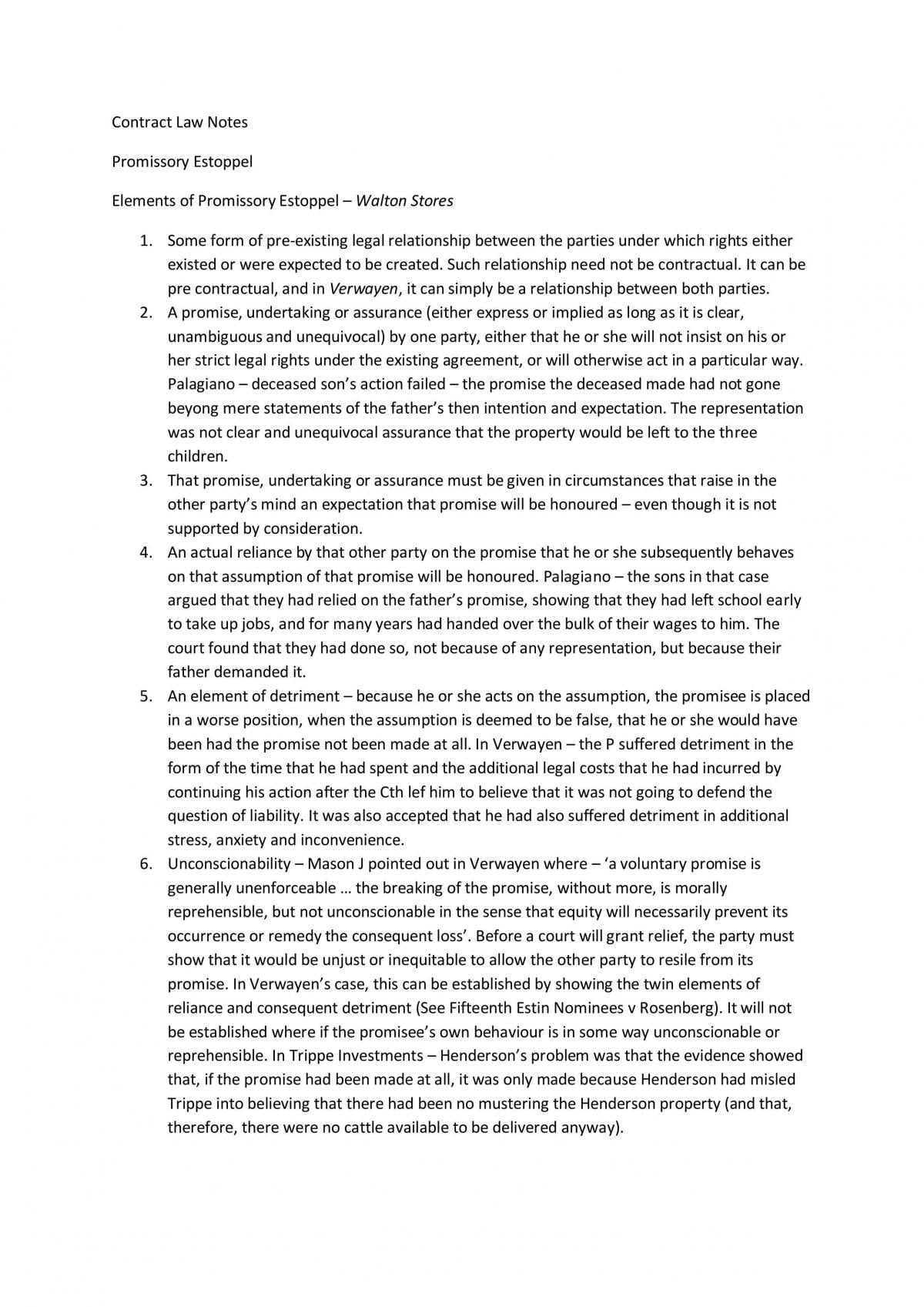 LAW260 Exam Notes - Page 1