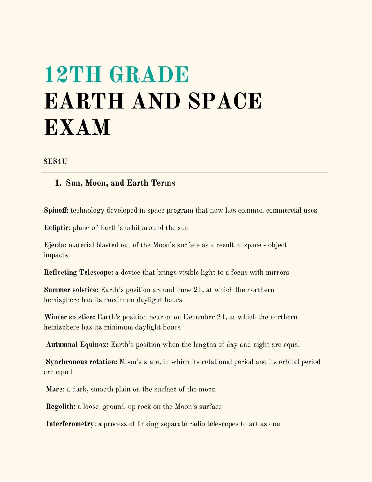 Earth and Space Review - Page 1