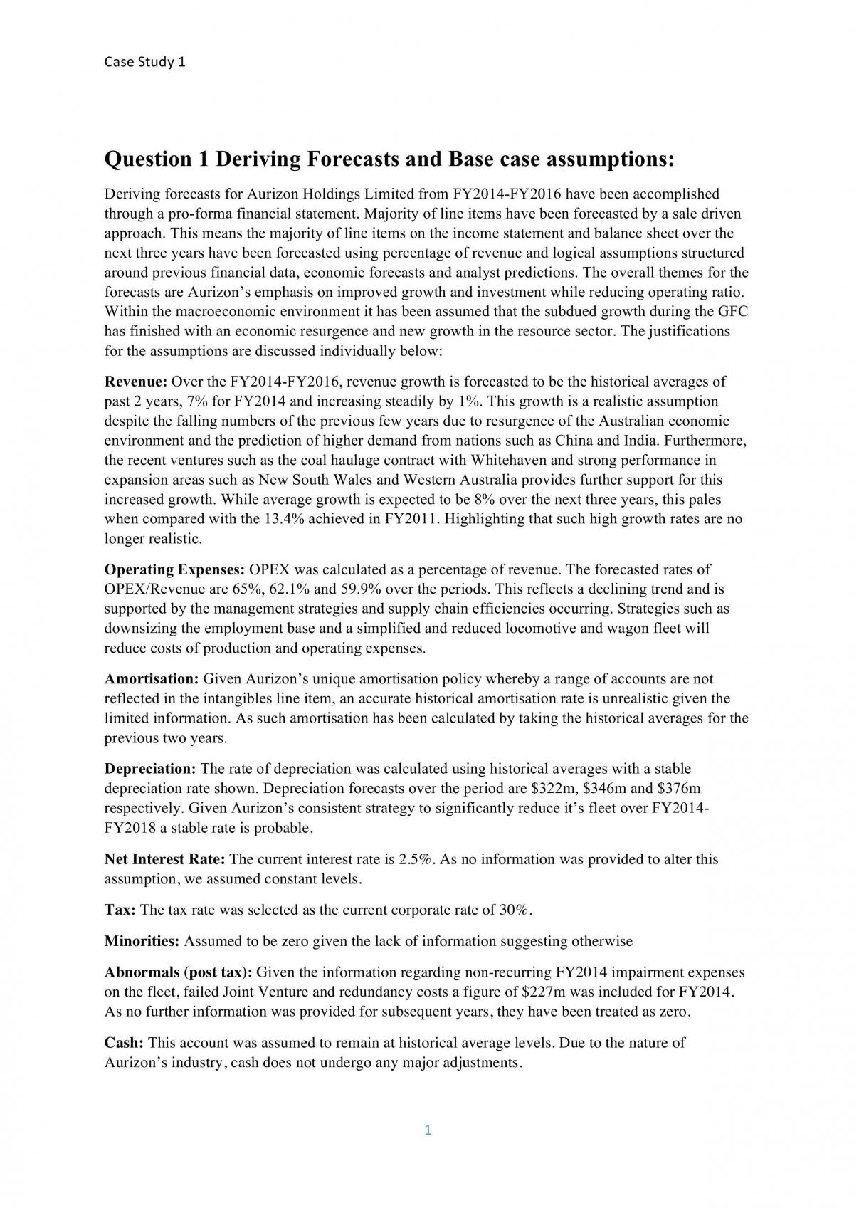 Case Study 1 - Page 1