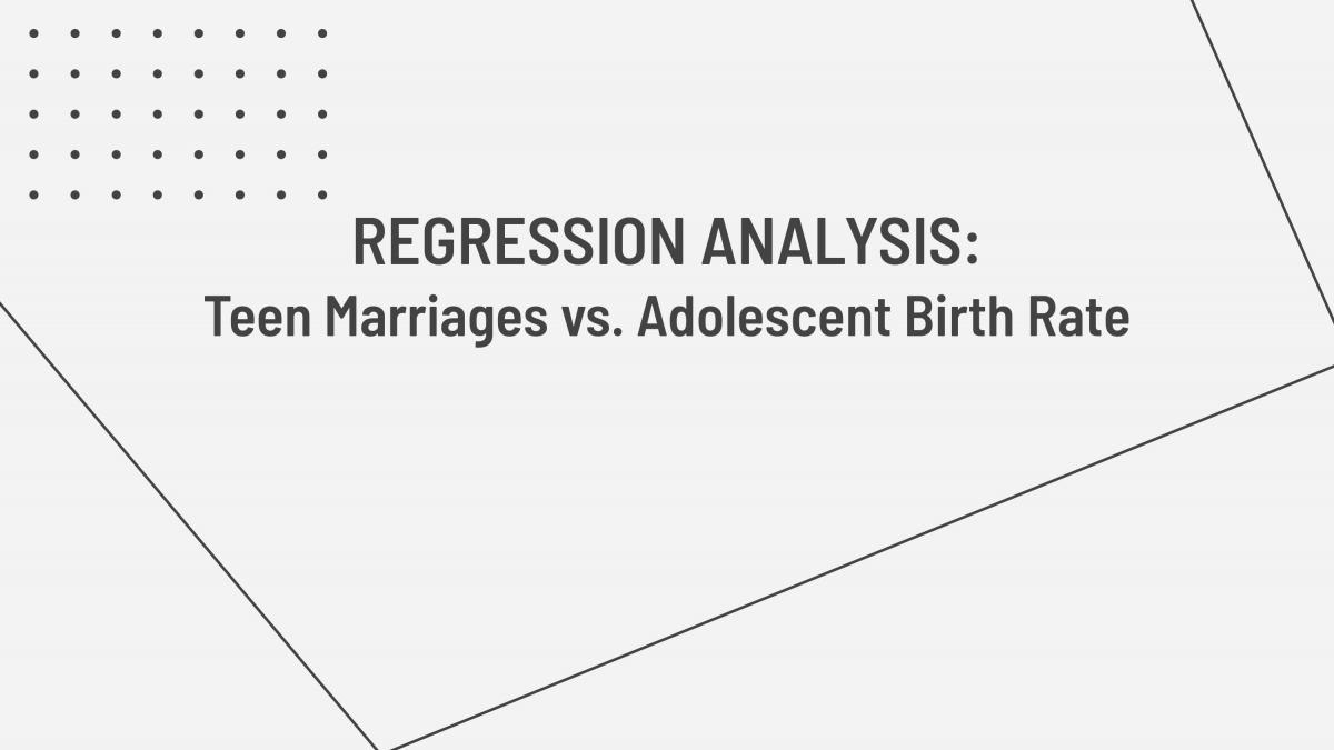 Regression Analysis Project - Page 1