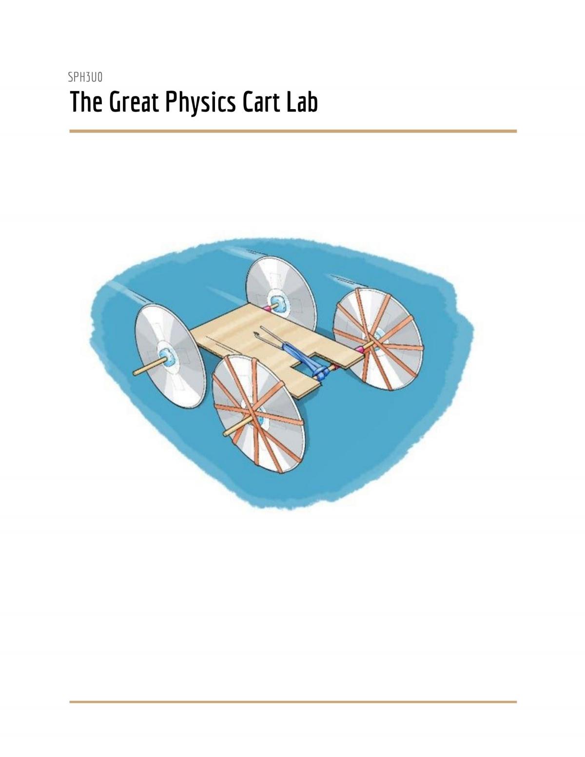 Physics Cart Lab - Page 1