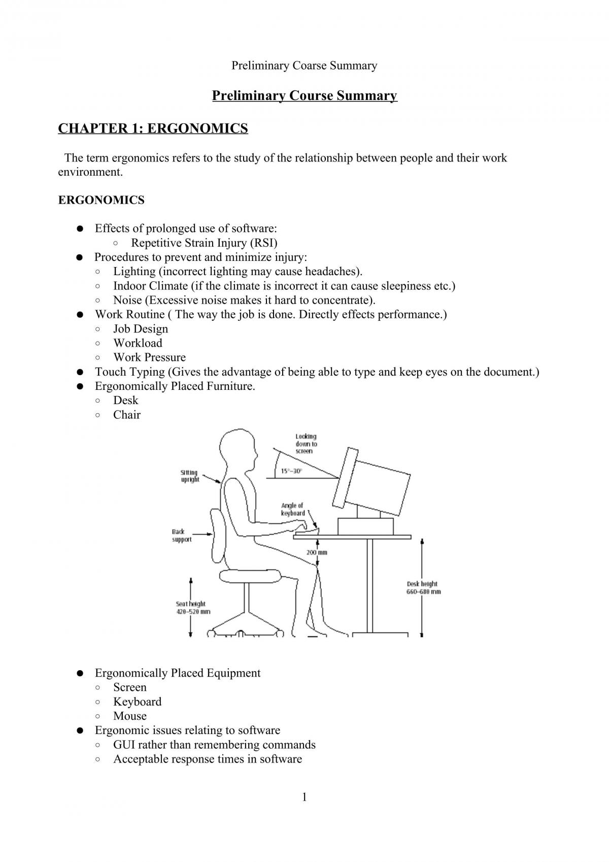Software Notes 1 - Page 1