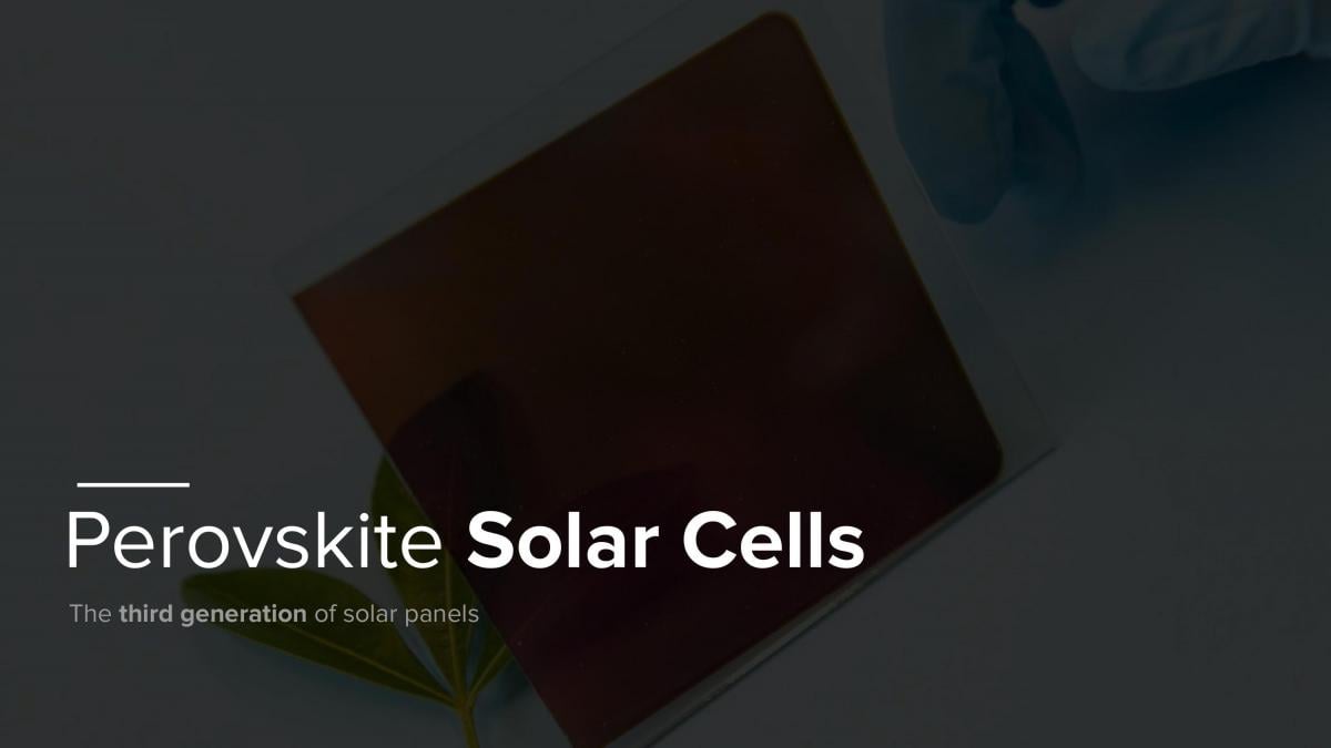 Perovskite Solar Cells Project - Page 1