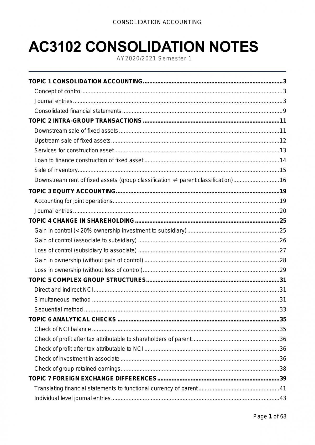 Consolidation Template - Page 1