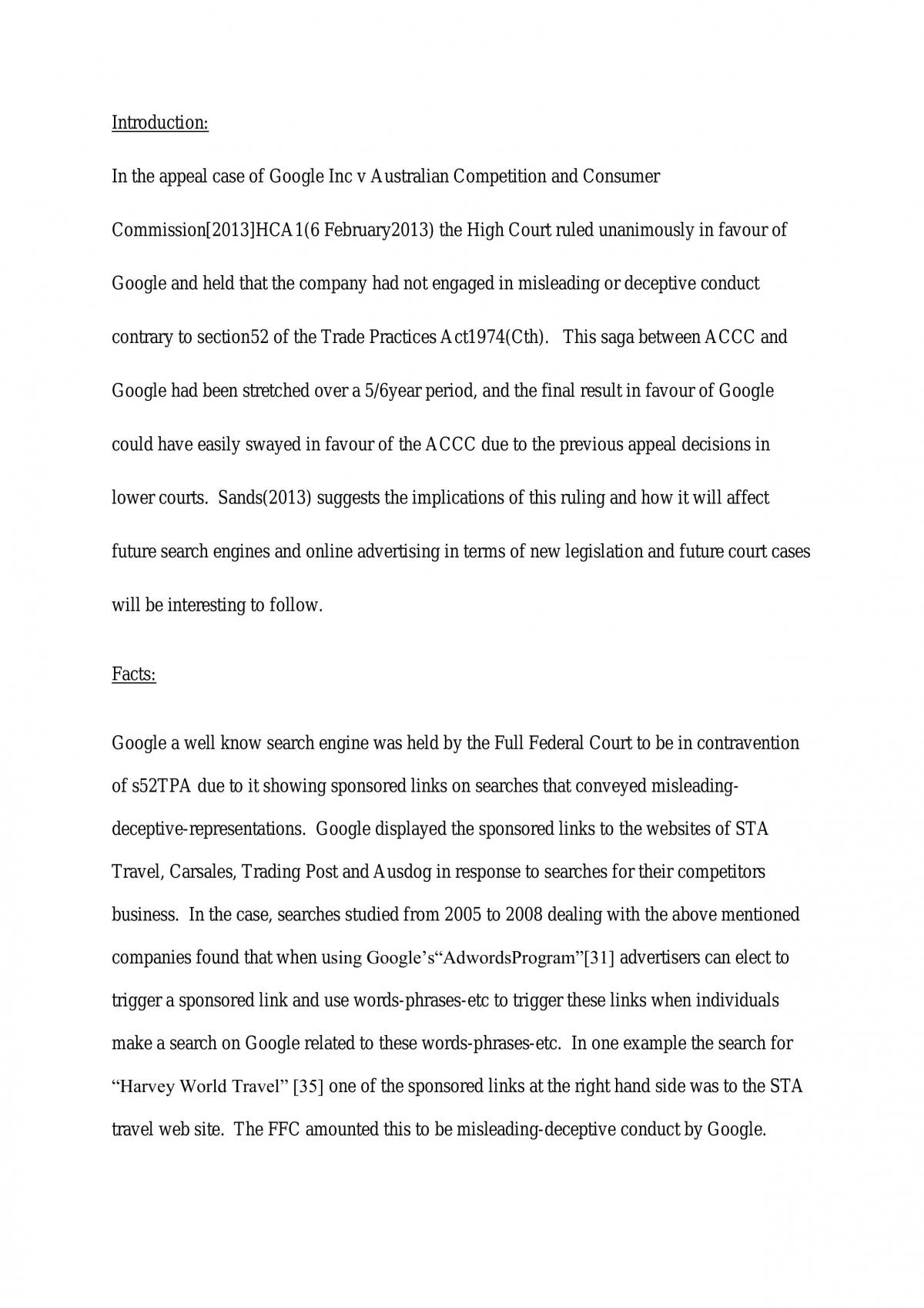 Case Analysis LAWS - Page 1