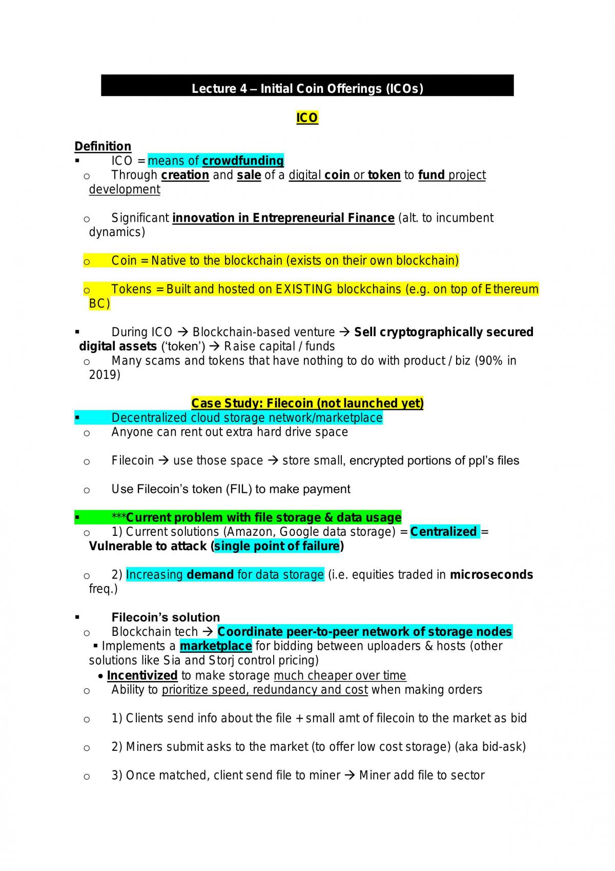BF2214 - FinTech in Investment Management complete notes - Page 1