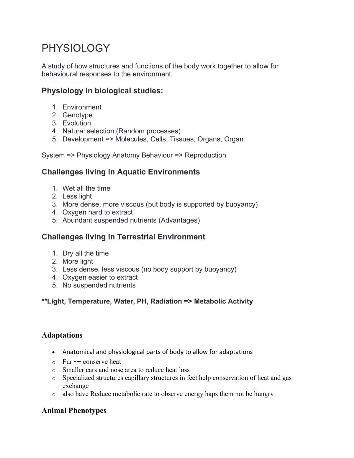 BIIO202 Notes - Page 1