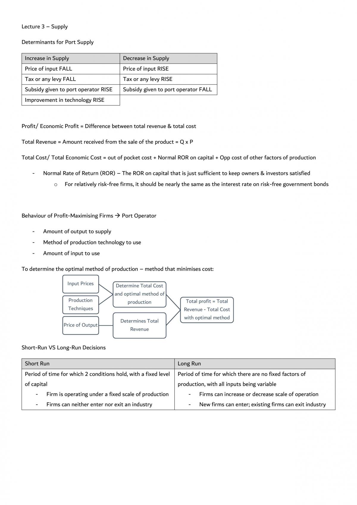 MT2005 Port Economics Notes - Page 6