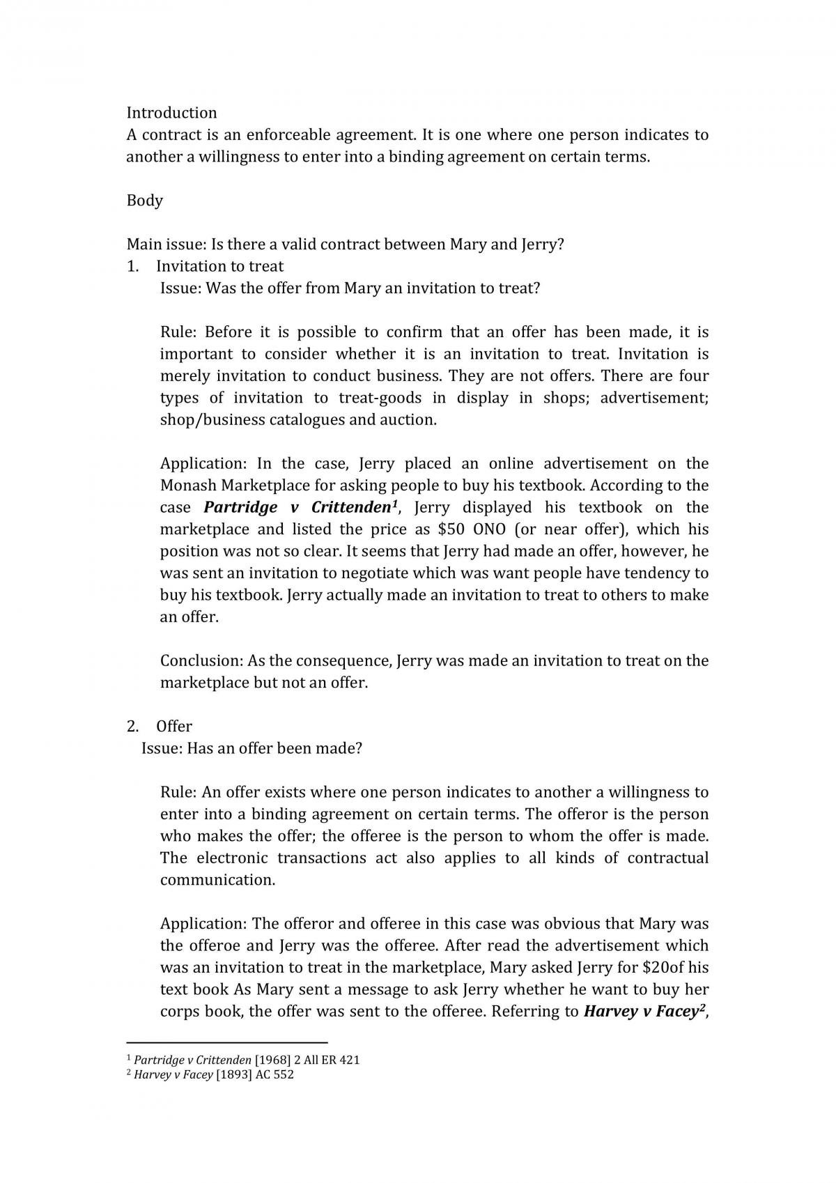 Business Law assignment  - Page 1