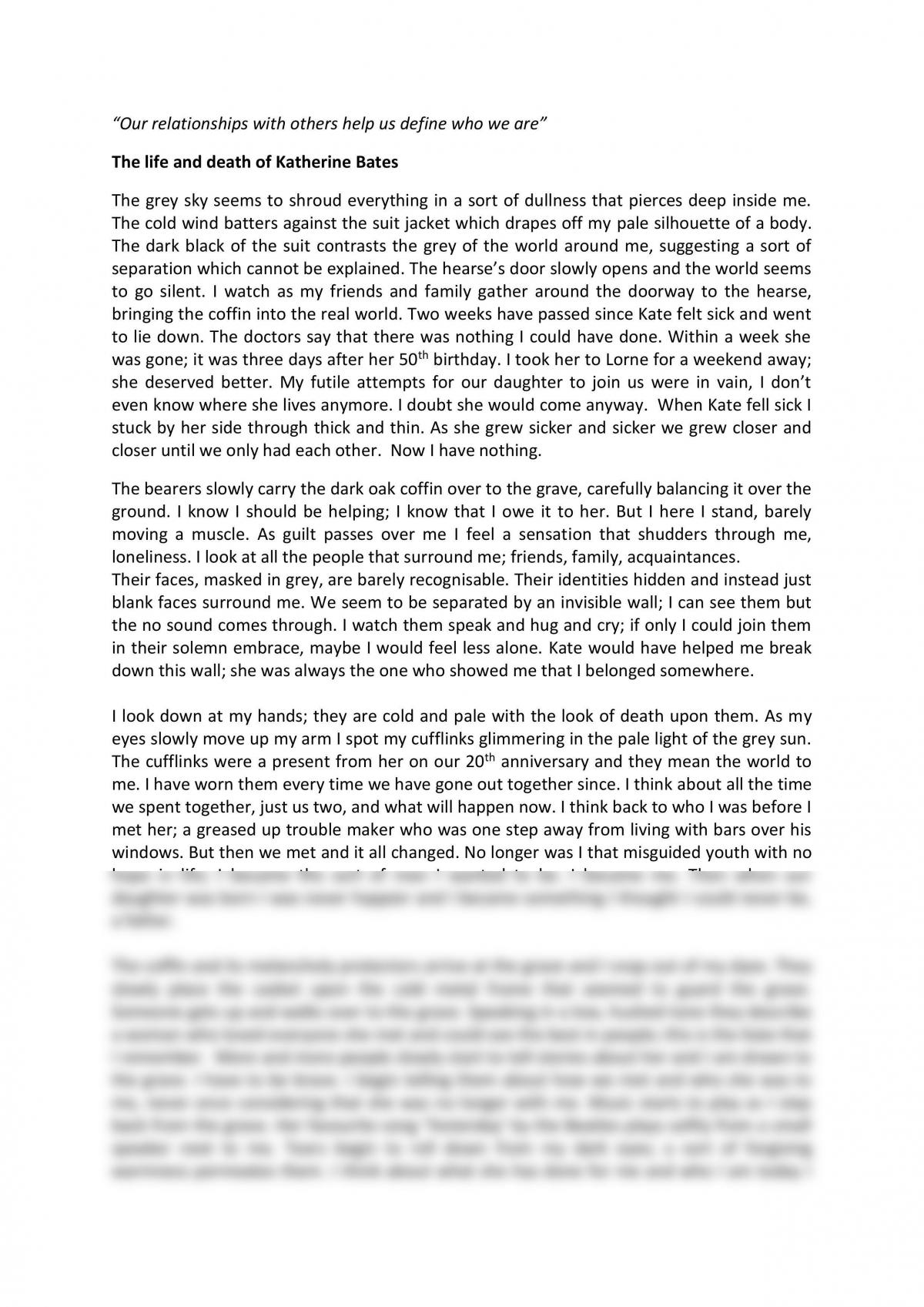 The Member of the Wedding Context piece  - Page 1