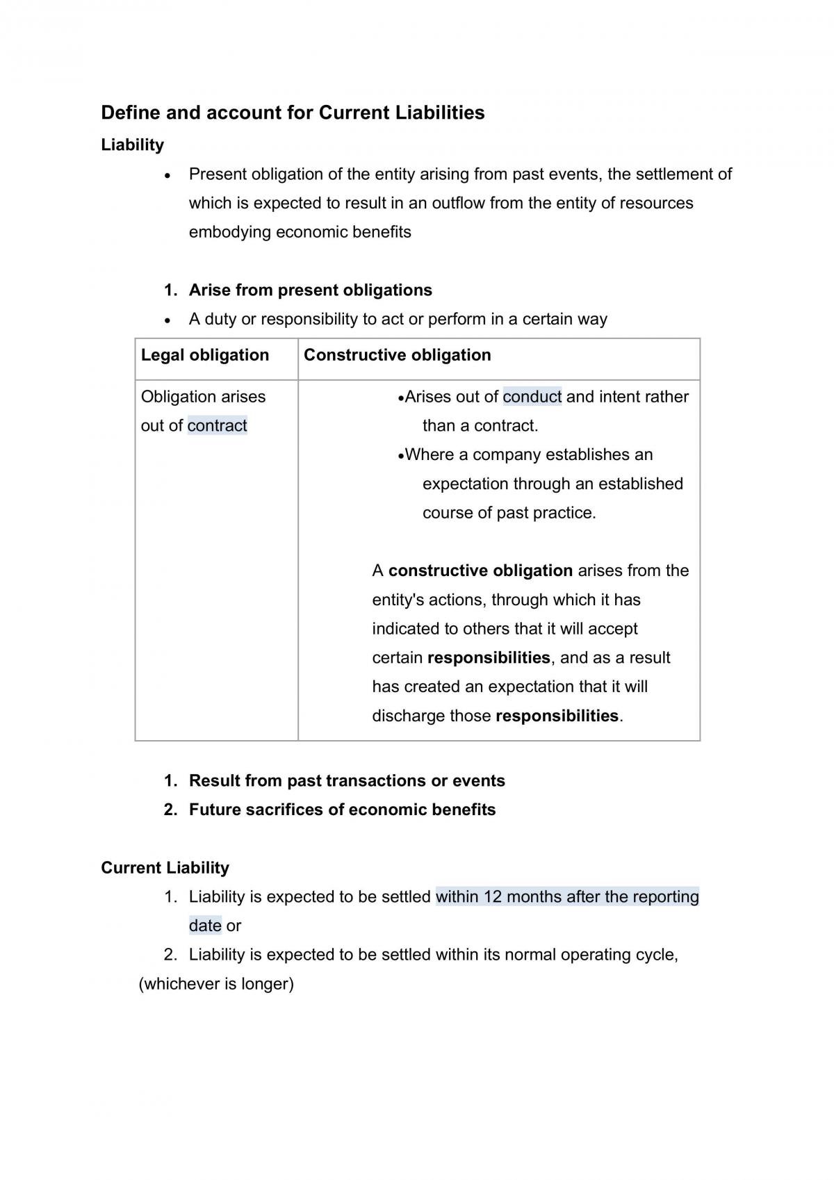 ACC2708 Summary Notes - Page 1