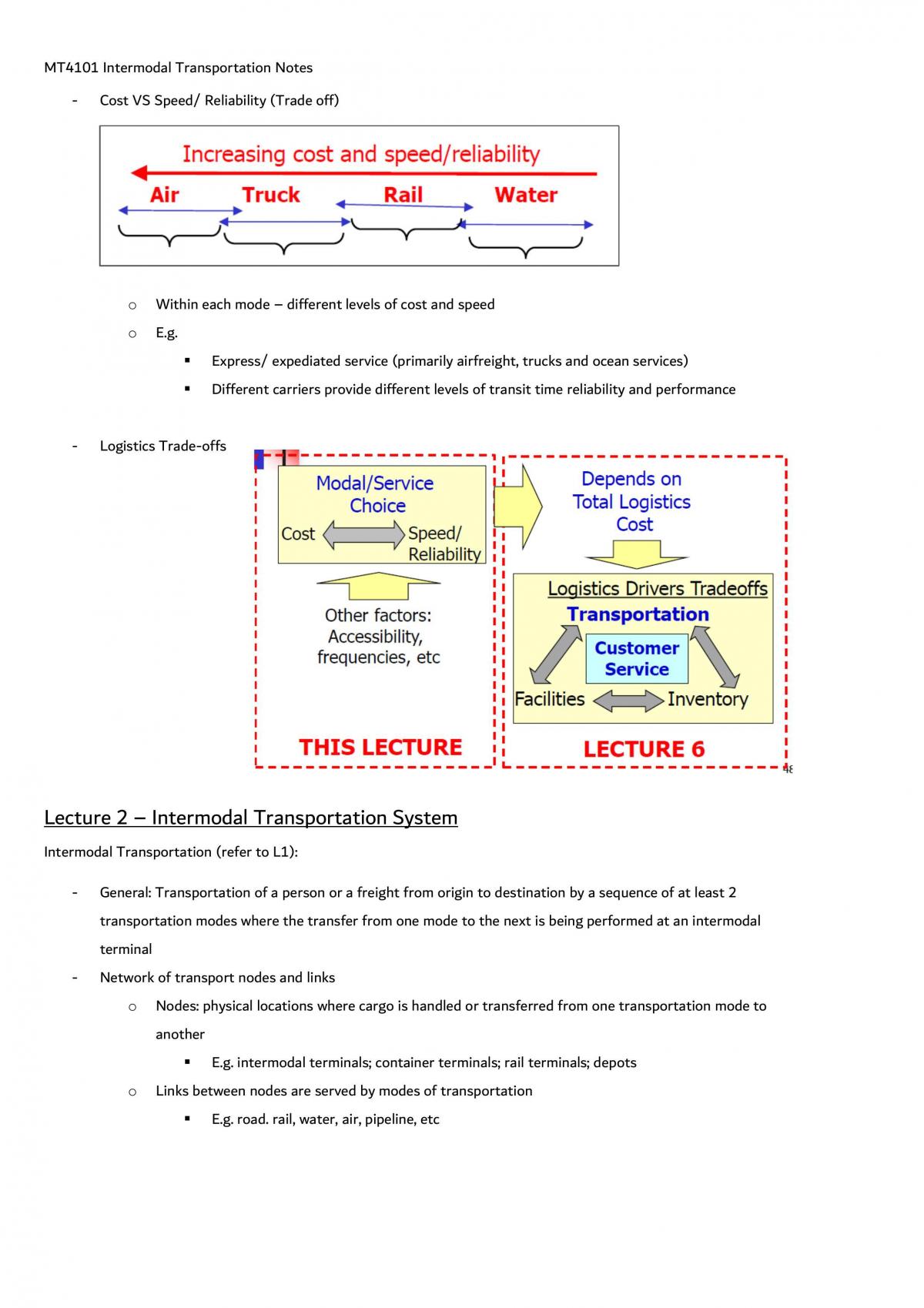 MT4104 Intermodal Transportation  - Page 8