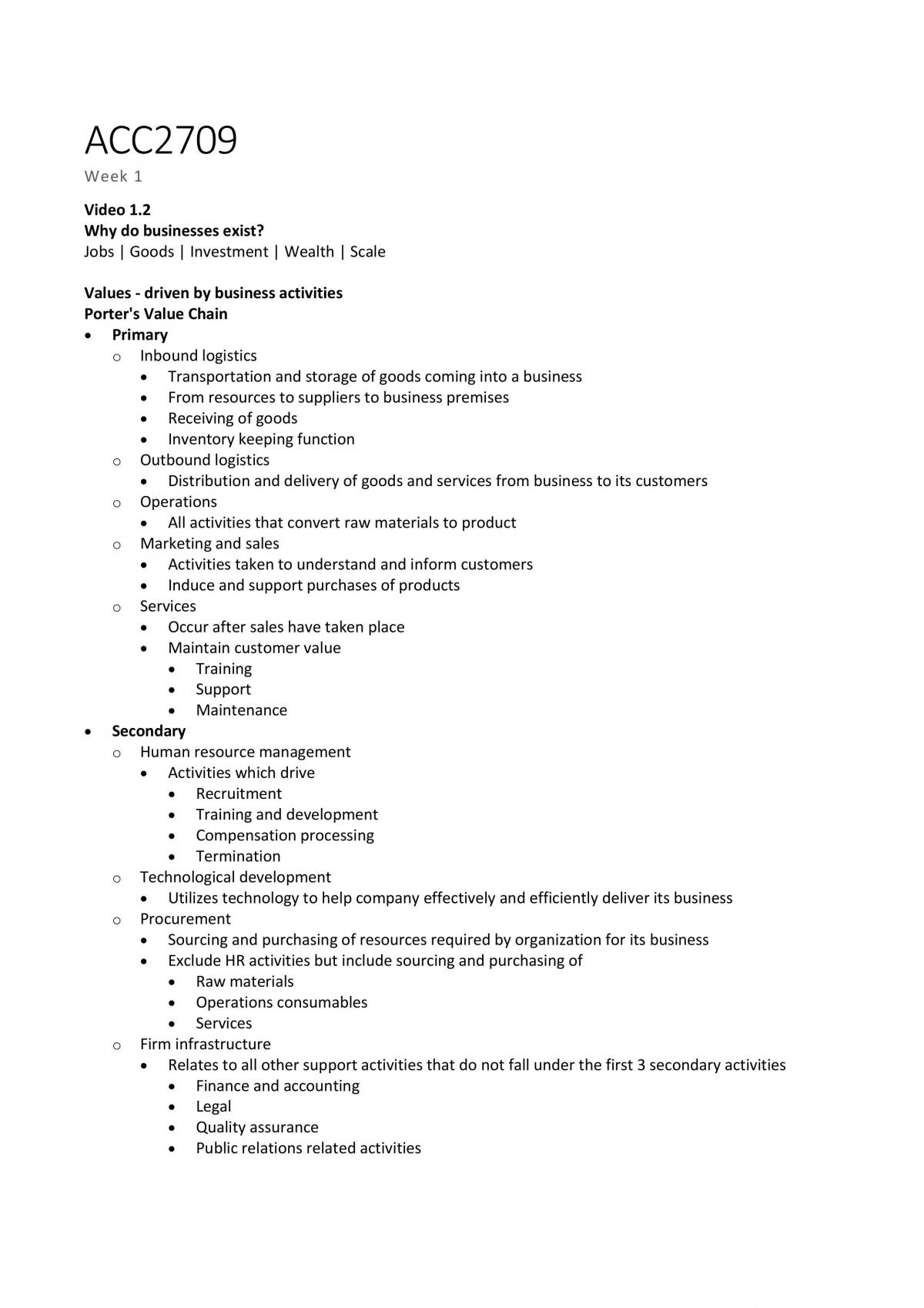 ACC2709 Finals Notes - Page 1