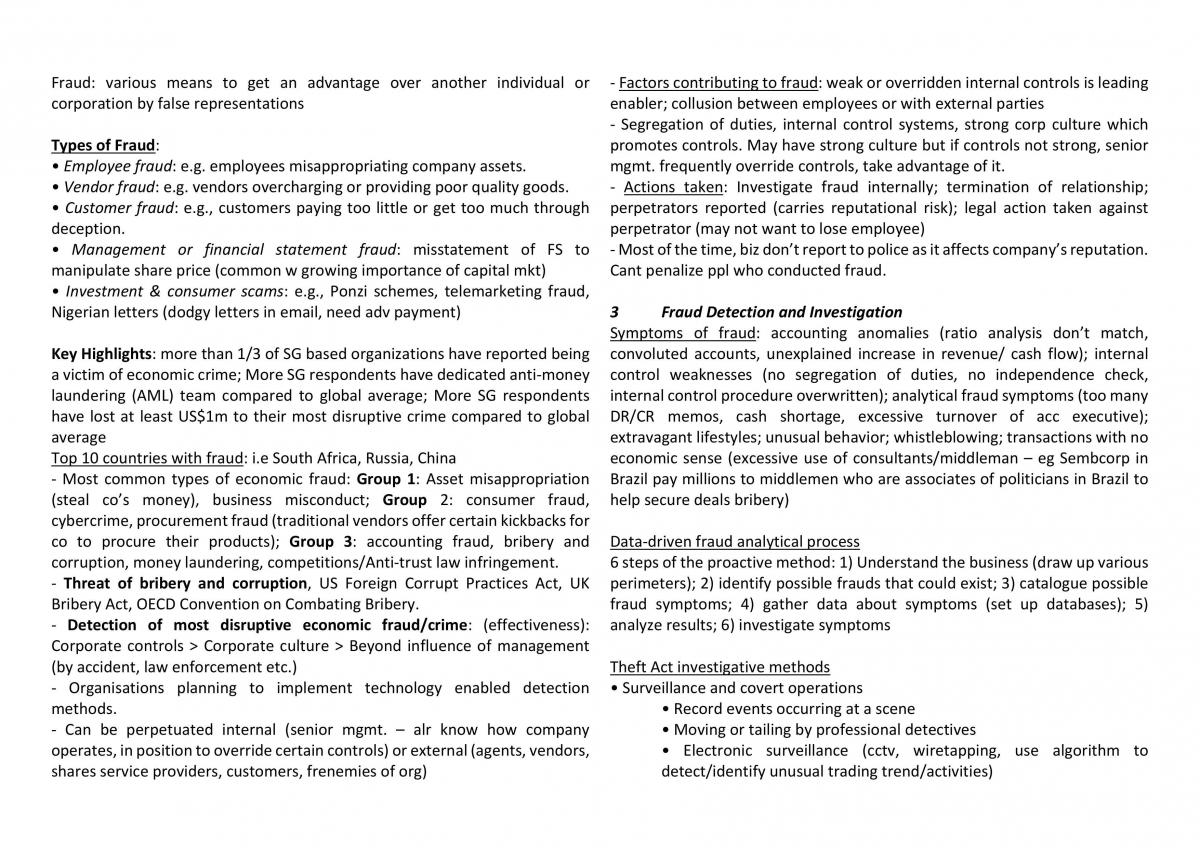 Advanced Audit Notes - Page 2