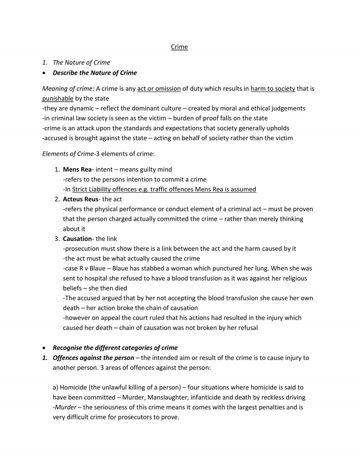 Crime Notes - Page 1