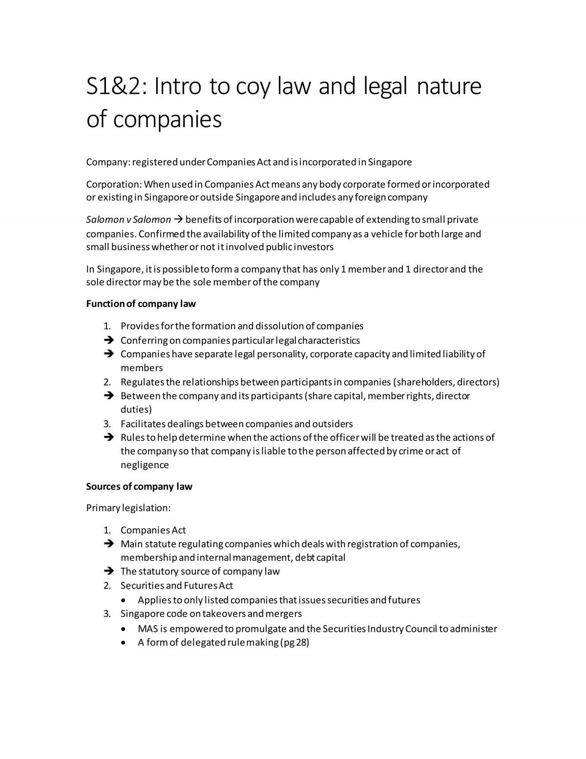 Company Law and Corporate Governance Bible - Page 1