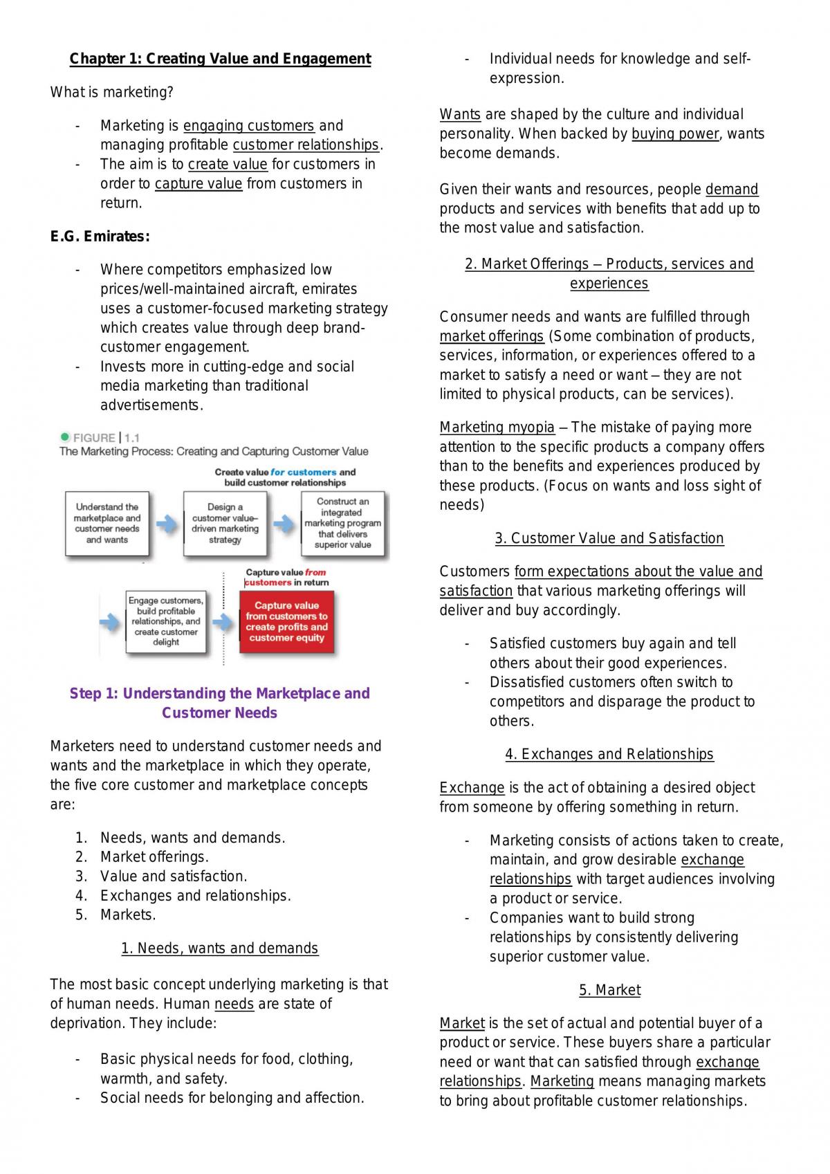 Marketing Notes - Page 1