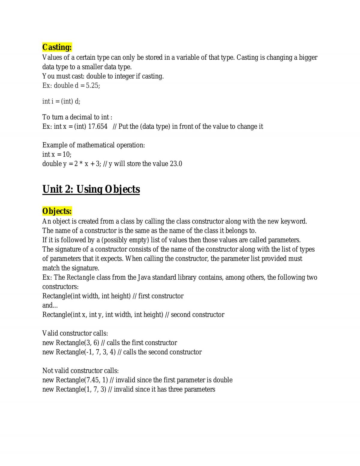 Computer Science 120 Notes - Page 3