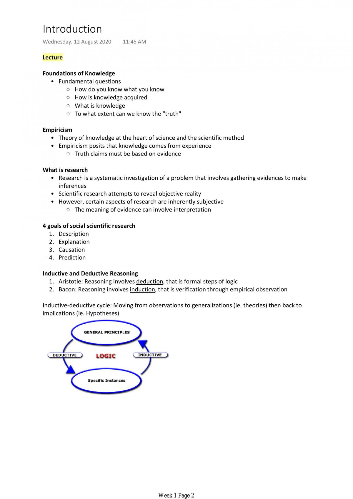 CS2008 Fundamentals of Research notes - Page 2
