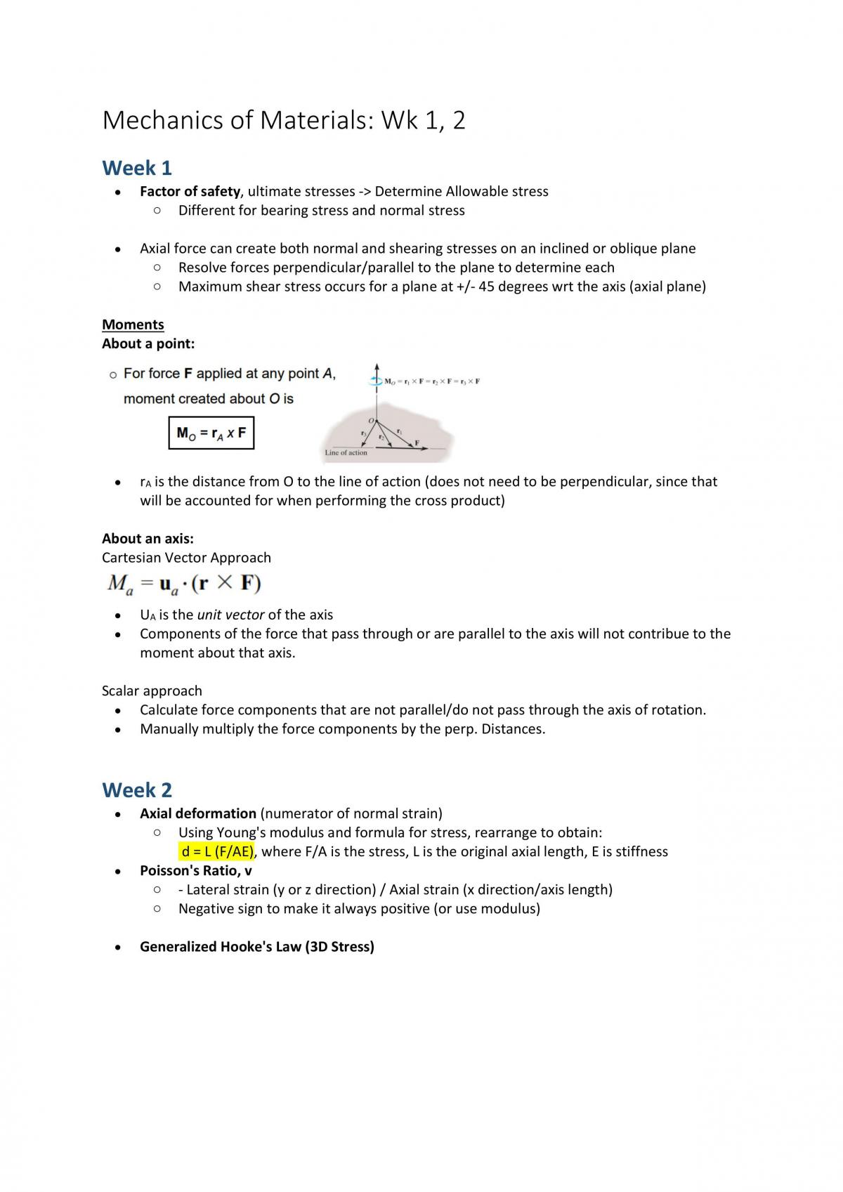 MA2001 Complete Study Notes and Tips - Page 1