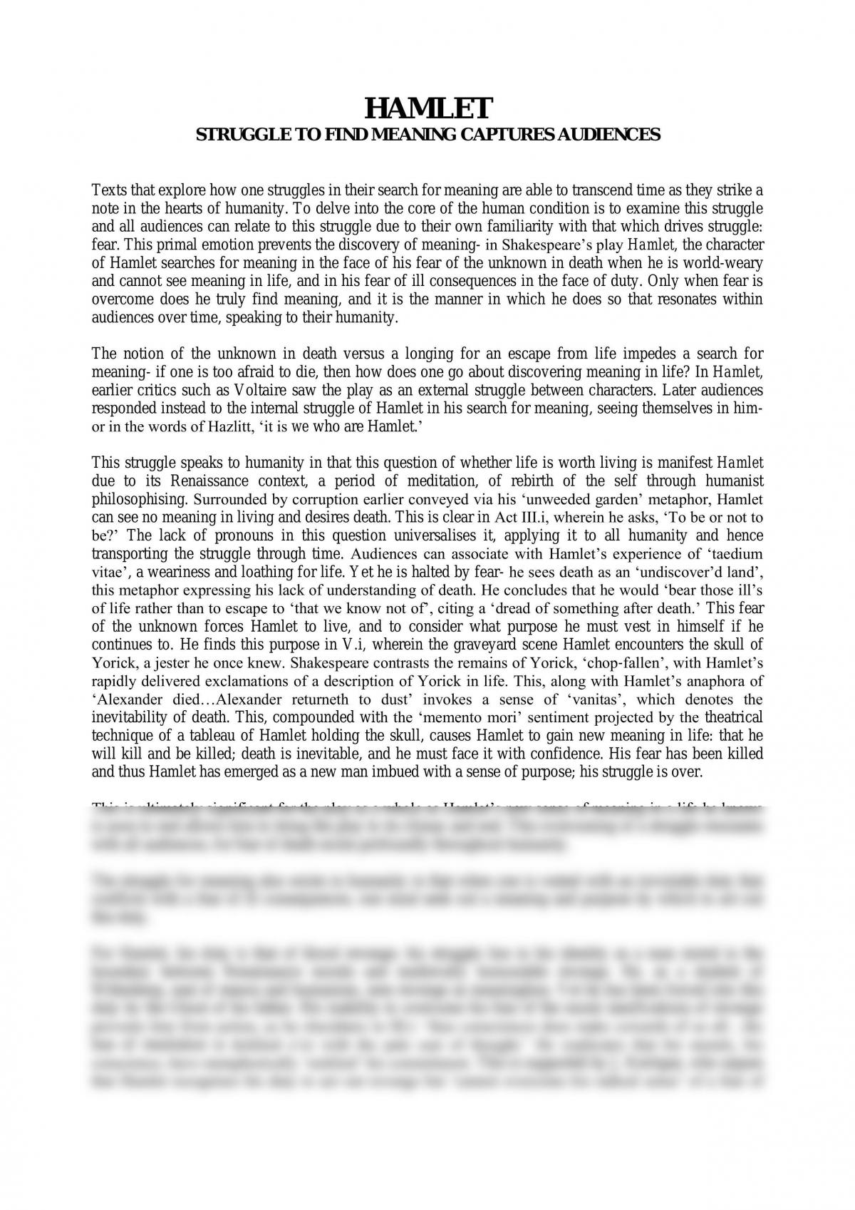hamlet madness essay pdf