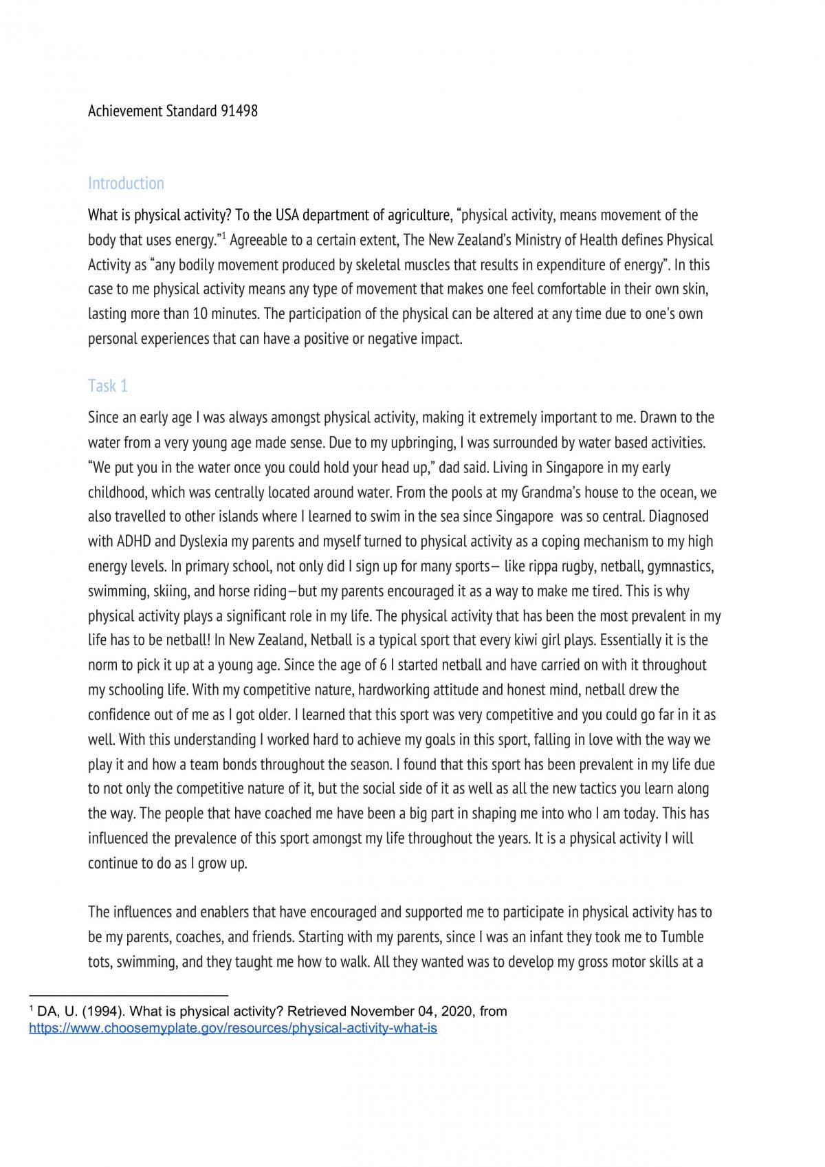 Achievement Standard 91498 - Page 1