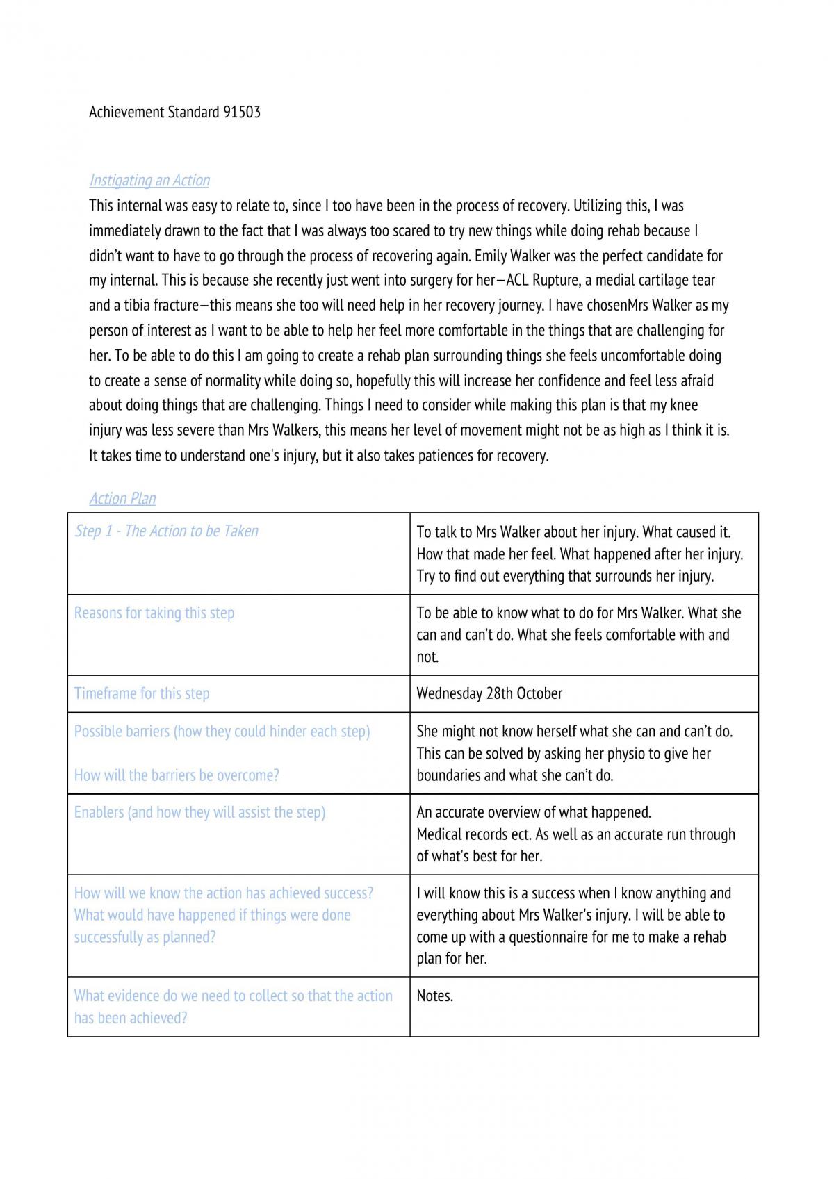 Achievement Standard 91503 - Page 1