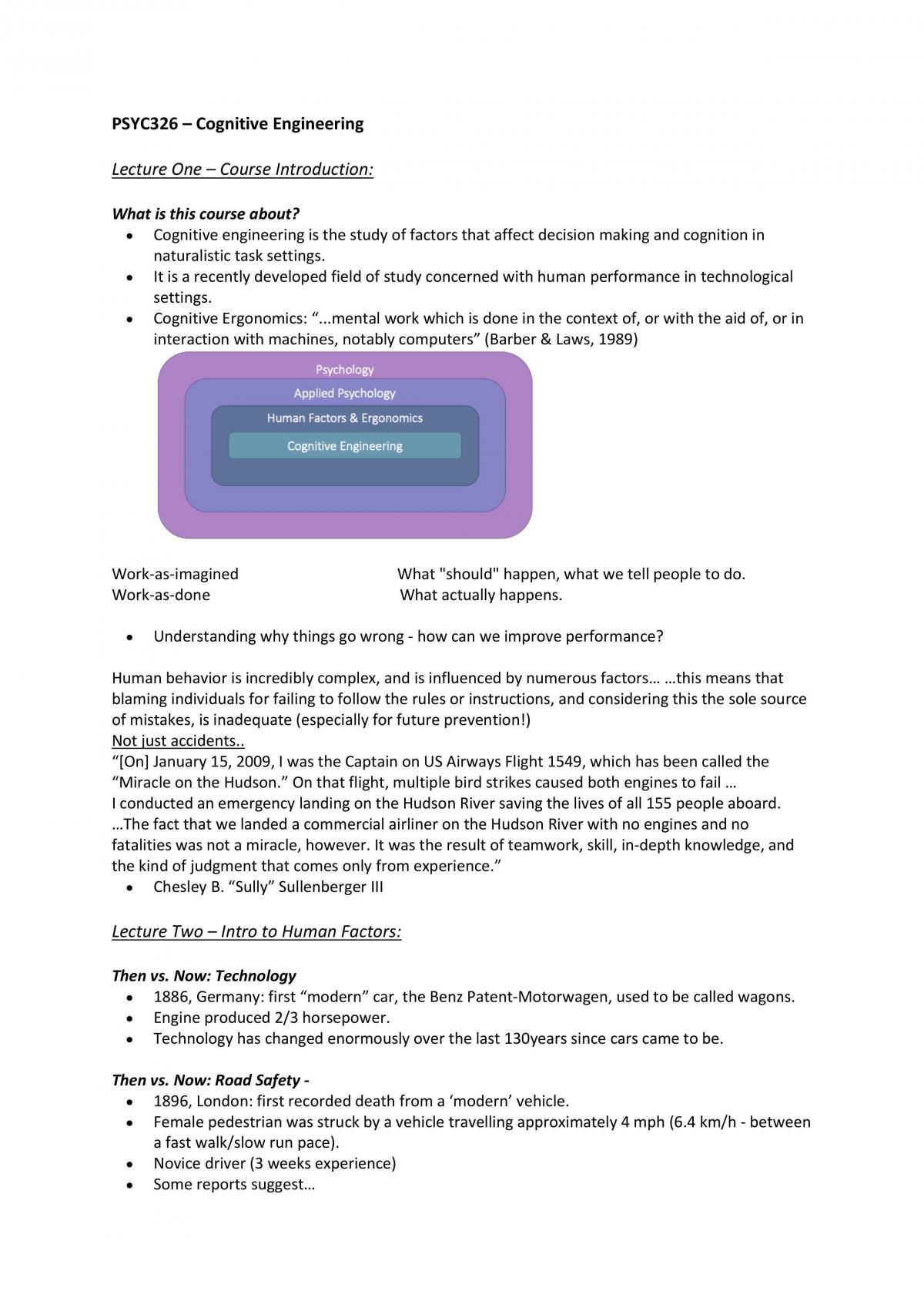 Cognitive Engineering Notes - Page 1