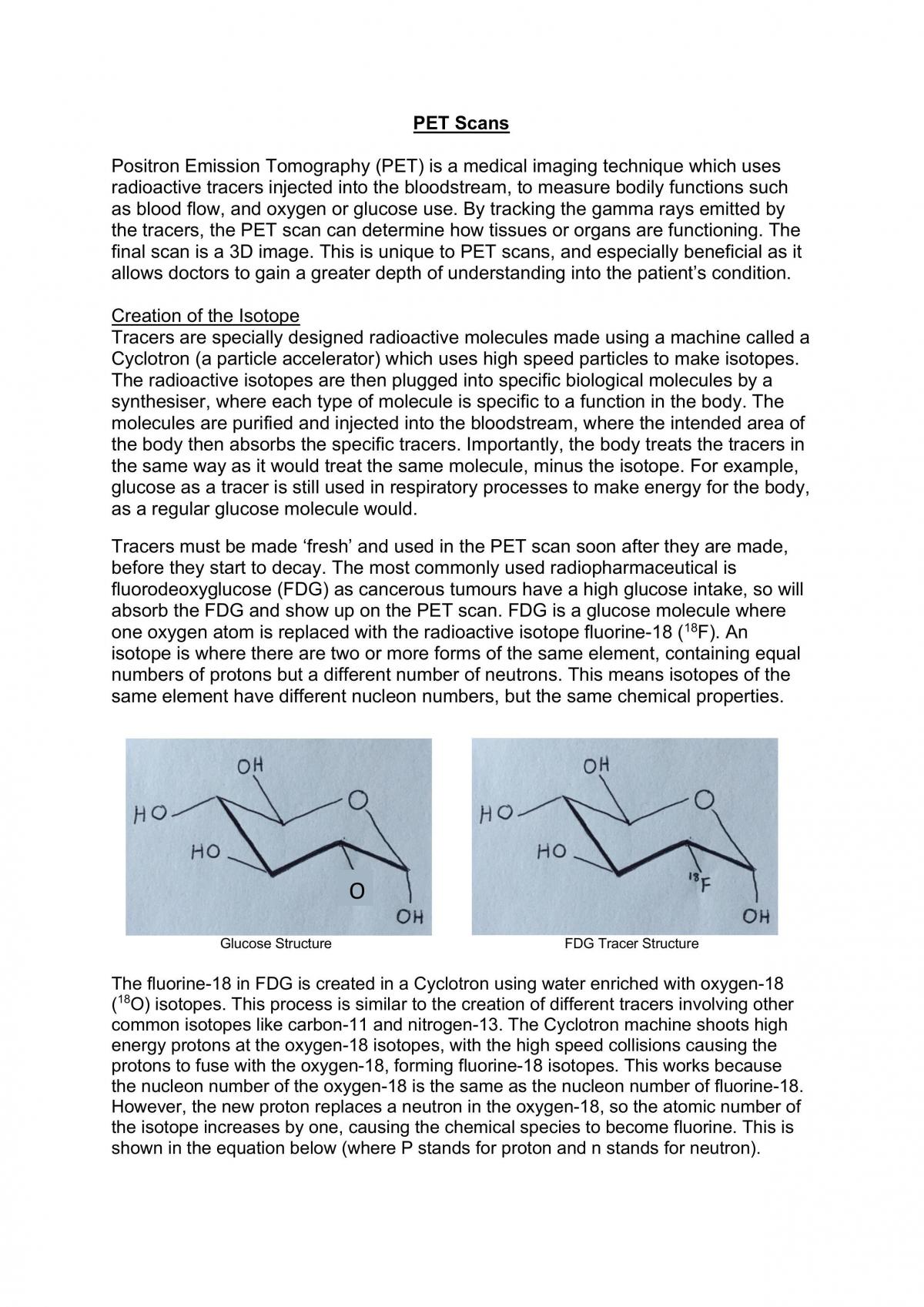 L3 Physics Medical Imaging Internal (3.1) - Page 1