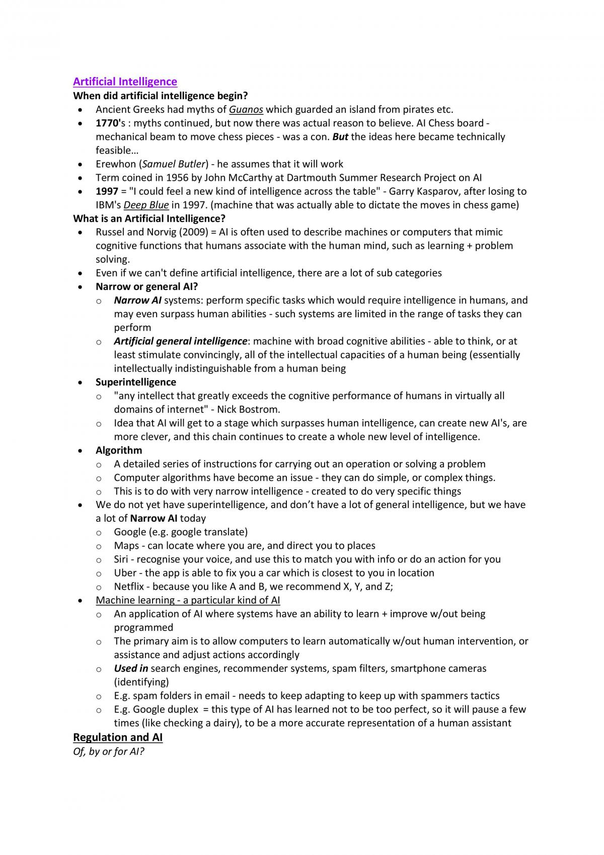 Law and Emerging Technologies Complete Study Notes - Page 1