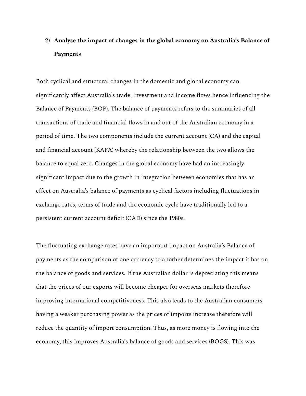 BOP Essay - Page 1