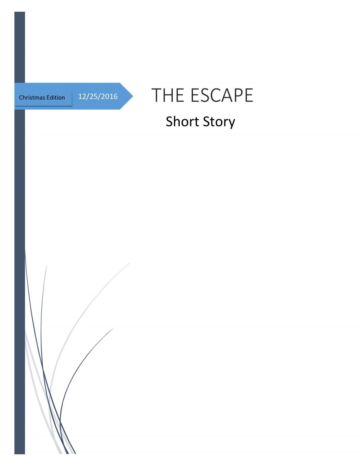The Escape - Page 1