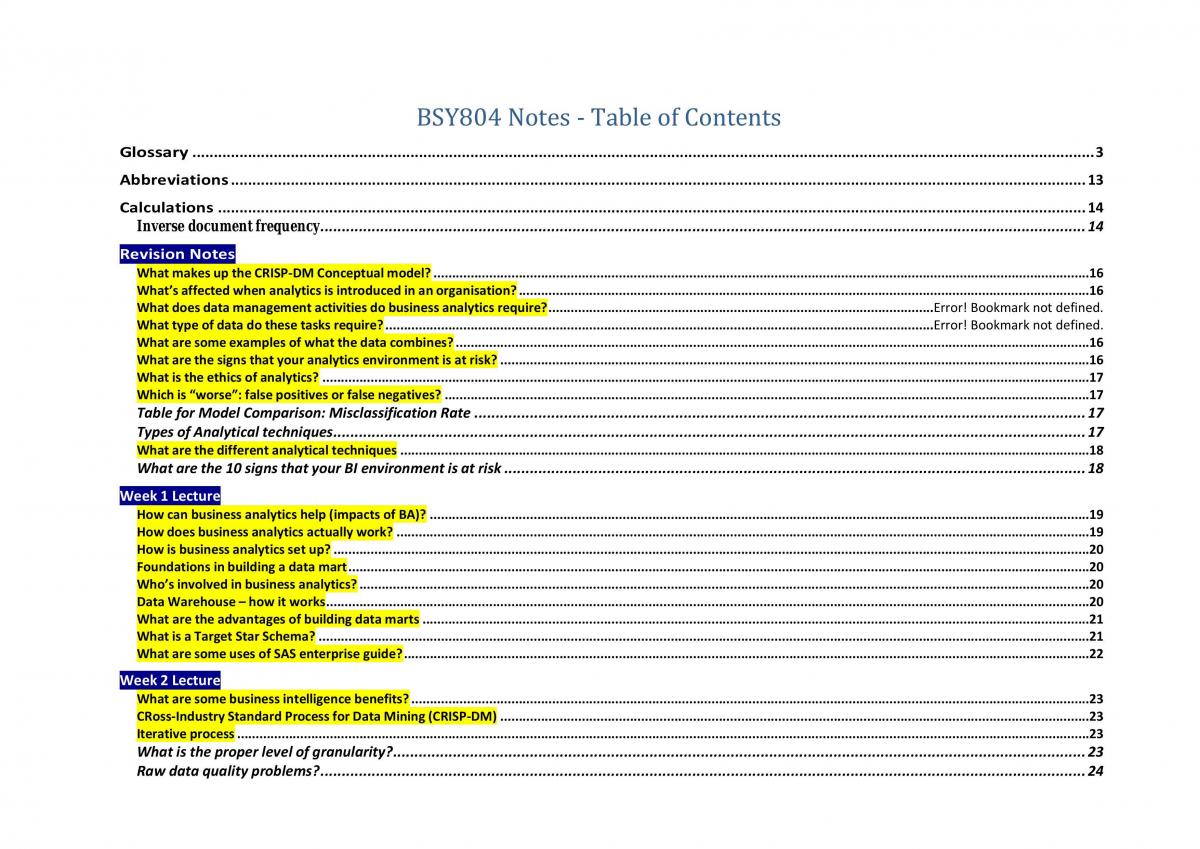 Full Notes (Including Revision Notes) - Page 1