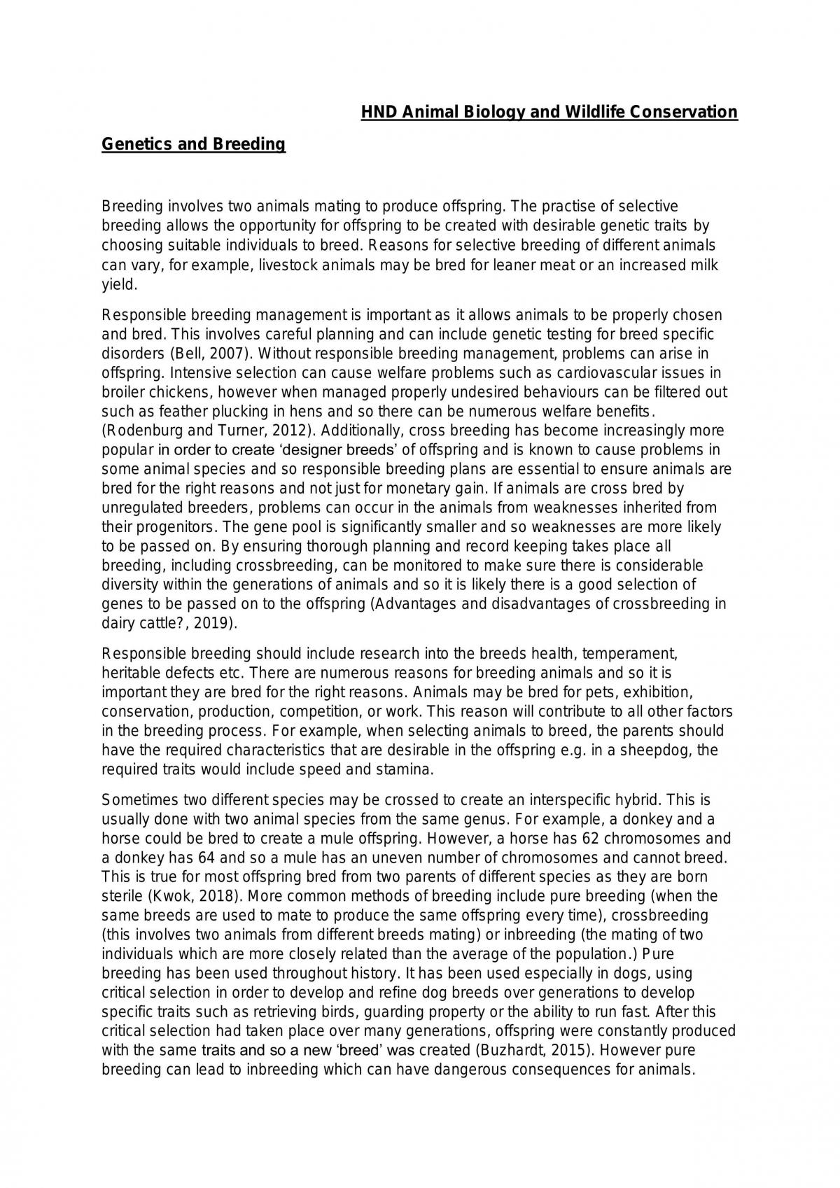Genetics and Breeding  - Page 1