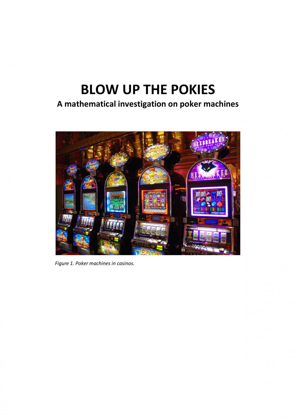 Blow Up The Pokies - Page 1