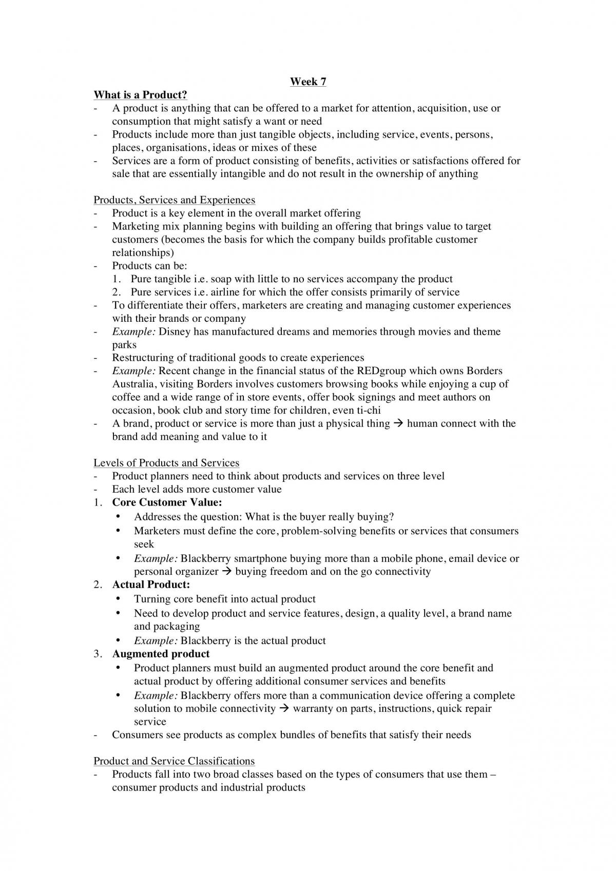 Marketing Final Study Notes - Page 1