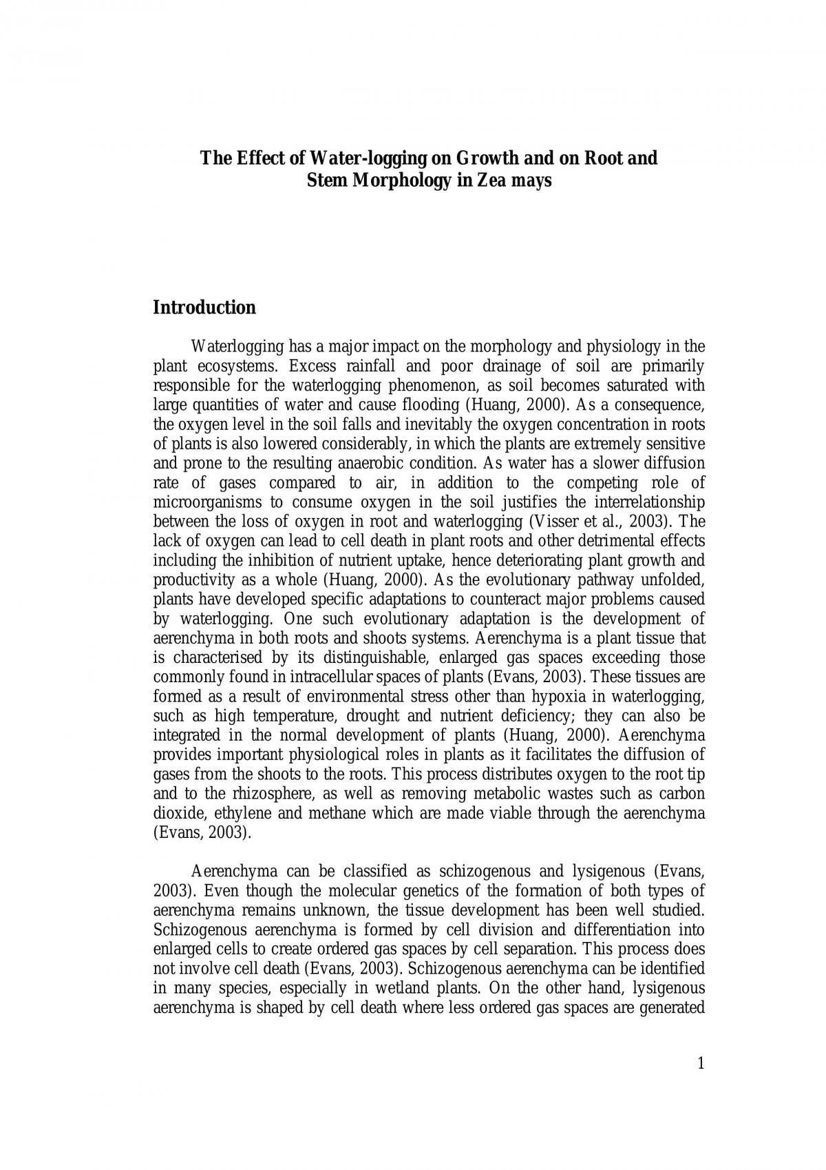 Waterlogging Report - Page 1