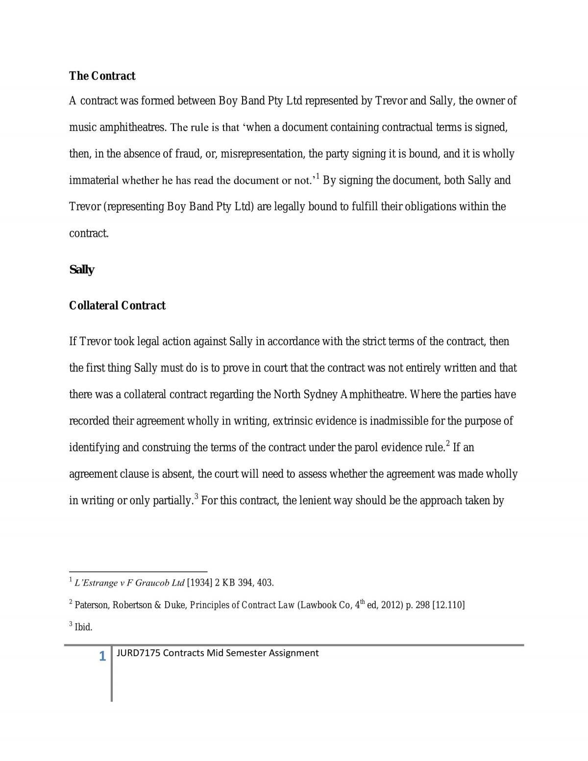2014 Semester 2 Mid Semester Assignment - Page 1