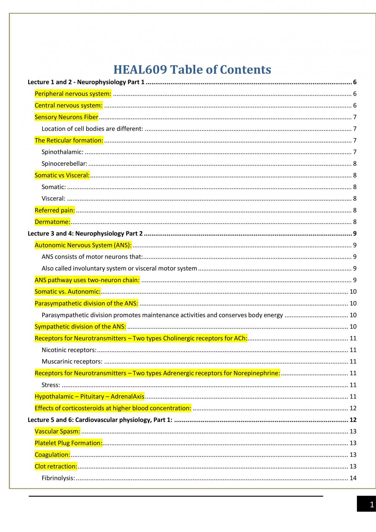Exam Study Notes (Includes Lab Notes) - Page 1